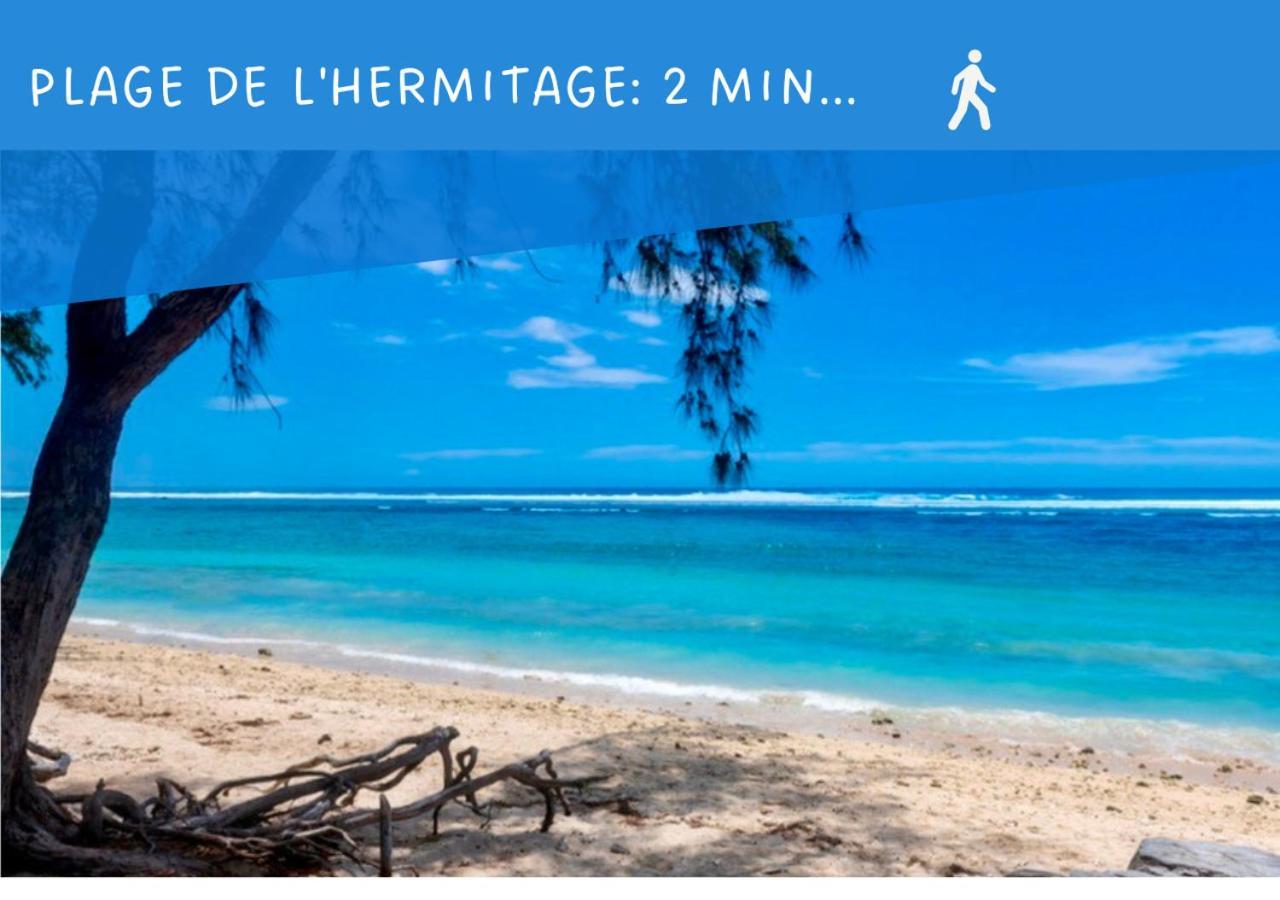 L'Hermitage - Appartement T3 En Bord De Plage Filaos Exterior photo